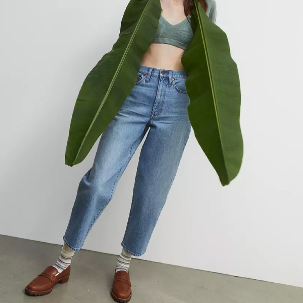 Madewell  PETITE BALLOON JEANS IN WHISTLER WASH 25P